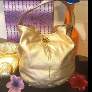 YSL Saint Laurent Capri Hobo Bucket Bag